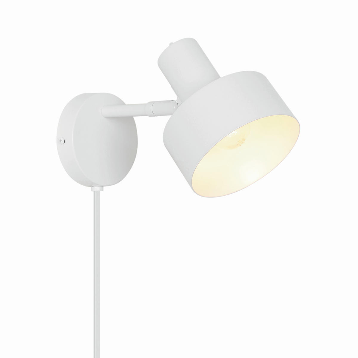 WANDLEUCHTE 27/12,5/17 cm   - Weiß, KONVENTIONELL, Metall (27/12,5/17cm) - Nordlux