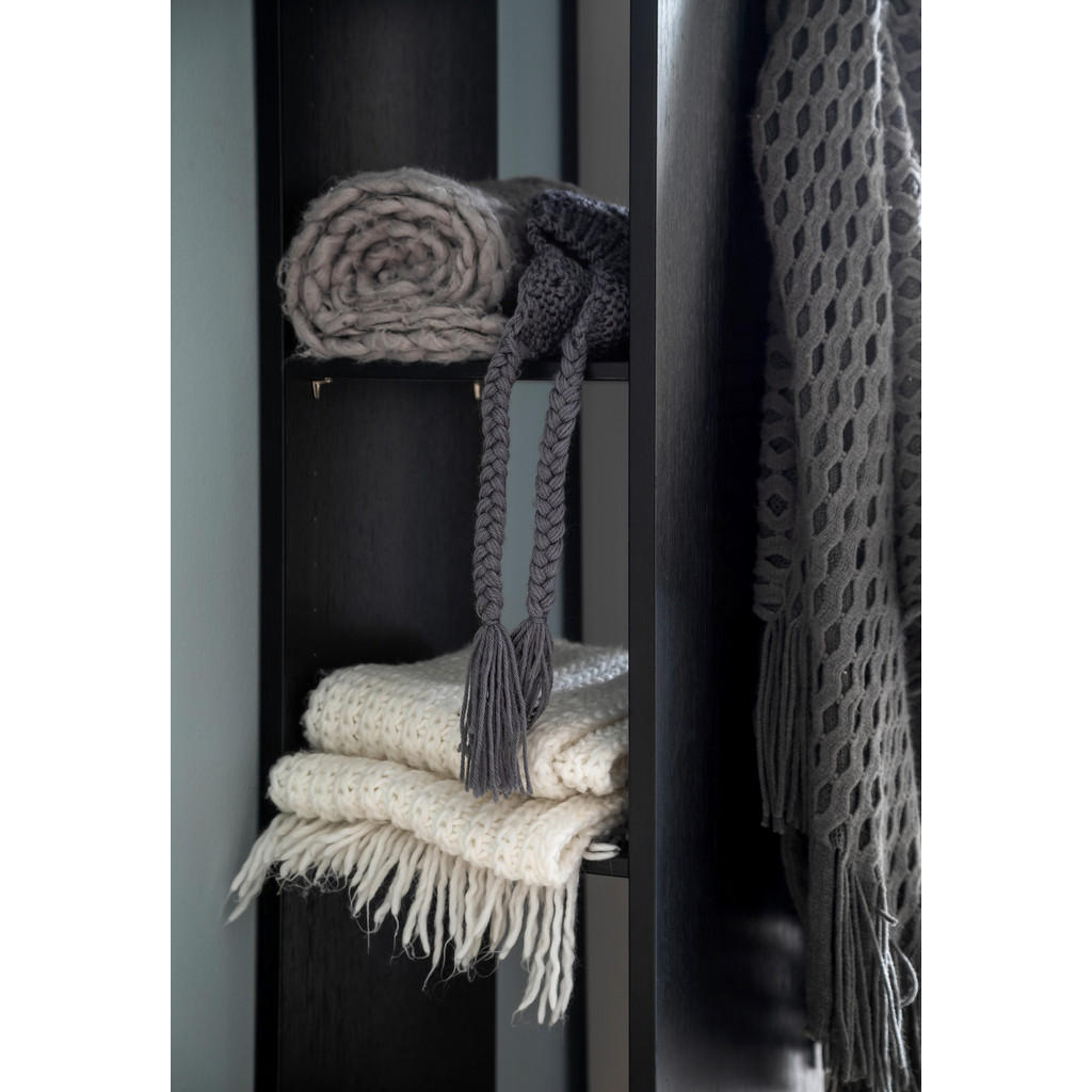 Thumbnail - Cassando Garderobenpaneel, Schwarz, Holzwerkstoff, furniert, 34x198x29 cm, Aufhängemöglichkeit, Garderobe, Garderobenpan...