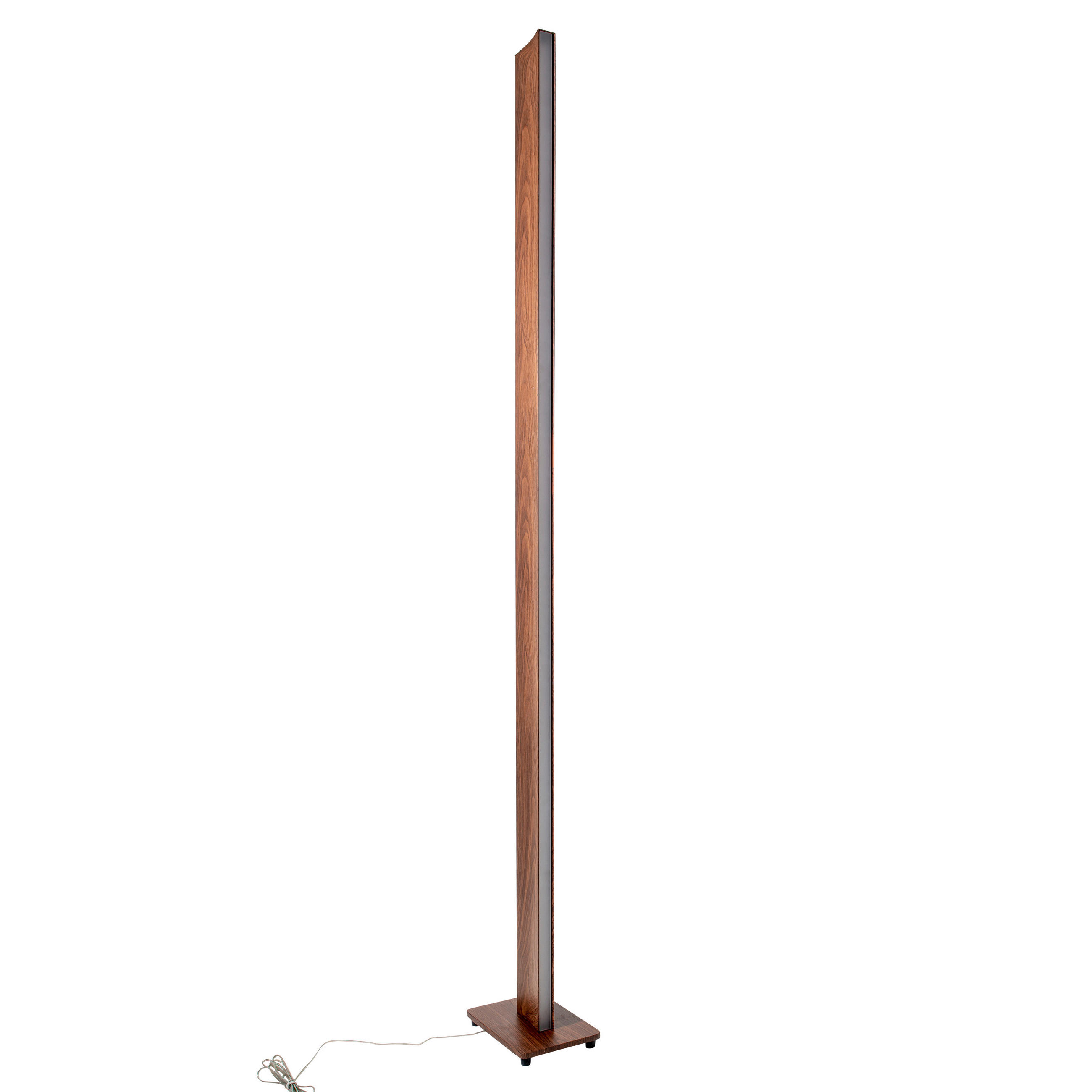 LED-STEHLEUCHTE Madera 152 cm  - Naturfarben, Natur, Kunststoff/Metall (152cm) - Näve