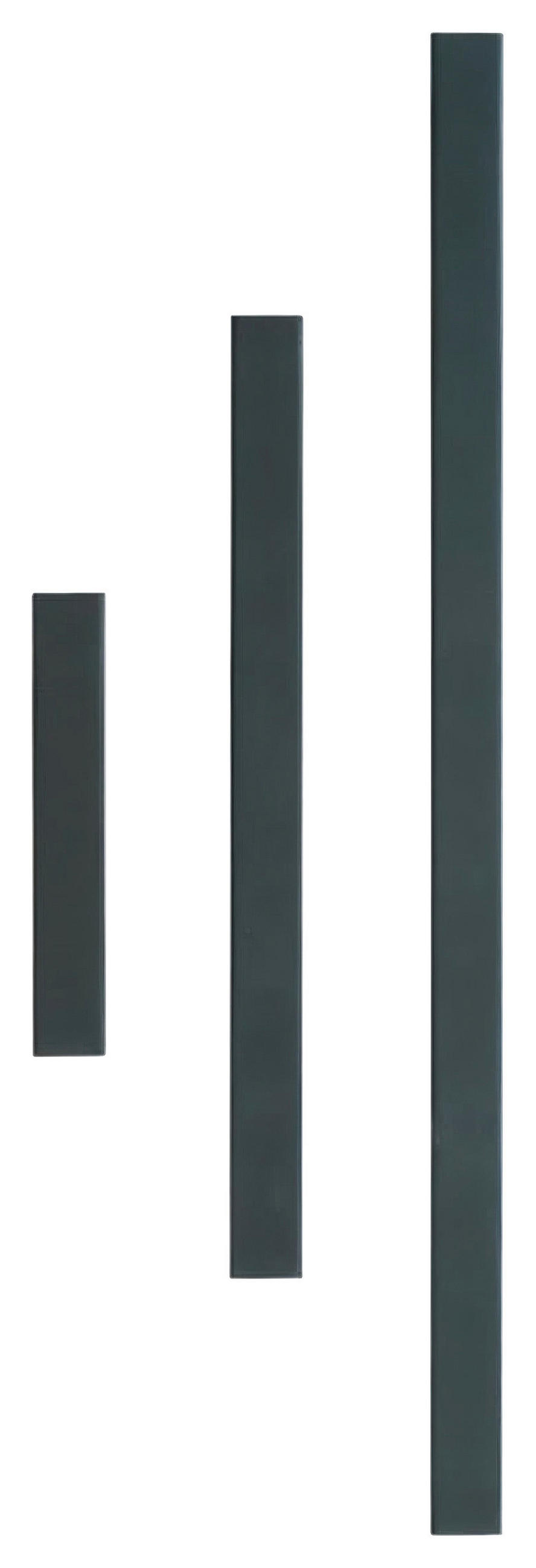 Akustikpaneel-Zubehör Schwarz  - Schwarz, Basics, Metall (60qm)