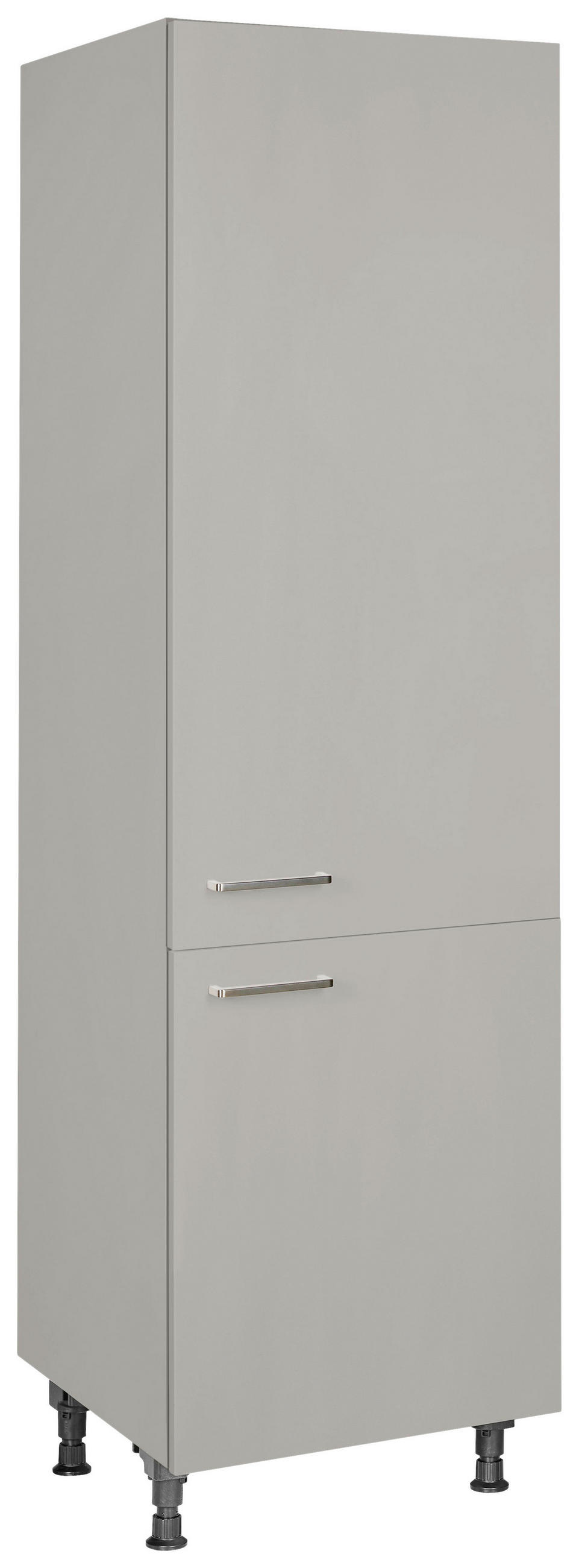 GESCHIRRSCHRANK 60/216,6/58 cm  in Grau  - Edelstahlfarben/Grau, MODERN, Holzwerkstoff/Metall (60/216,6/58cm) - Nobilia