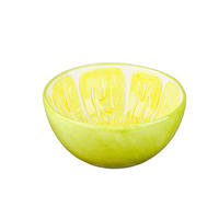 SCHALE   - Gelb/Weiß, LIFESTYLE, Keramik (6,5/14cm)