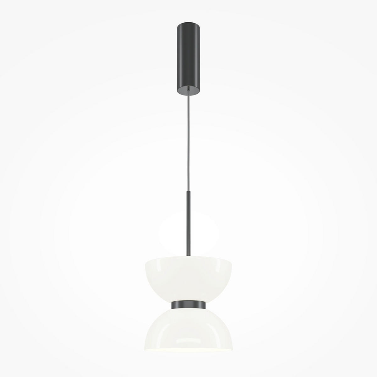 VISIACE SVIETIDLO, 22/67,8 cm  - čierna, Modern, kov/sklo (22/67,8cm) - MAYTONI