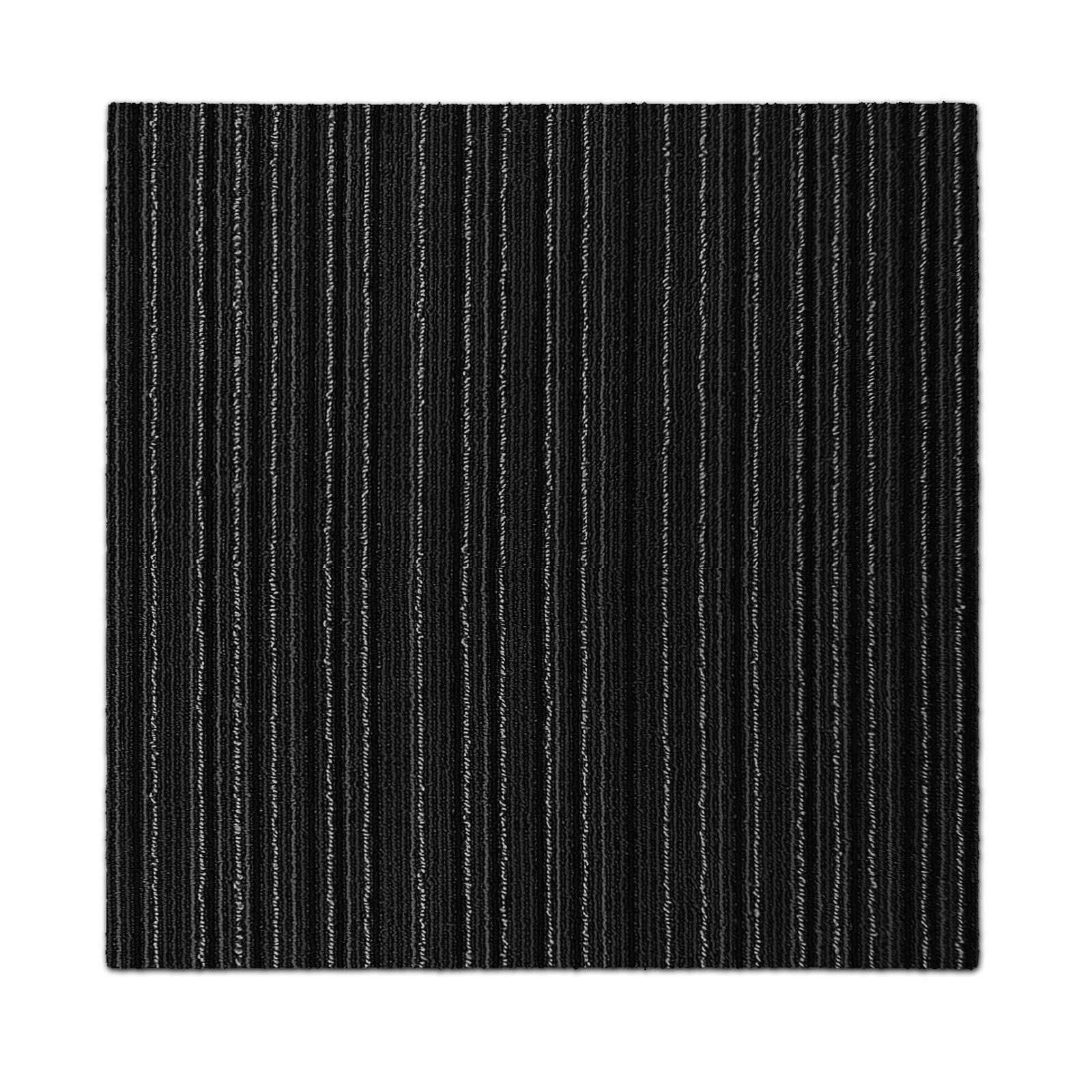 TEPPICHFLIESE - Schwarz, Basics, Textil (50/50cm) - Esposa