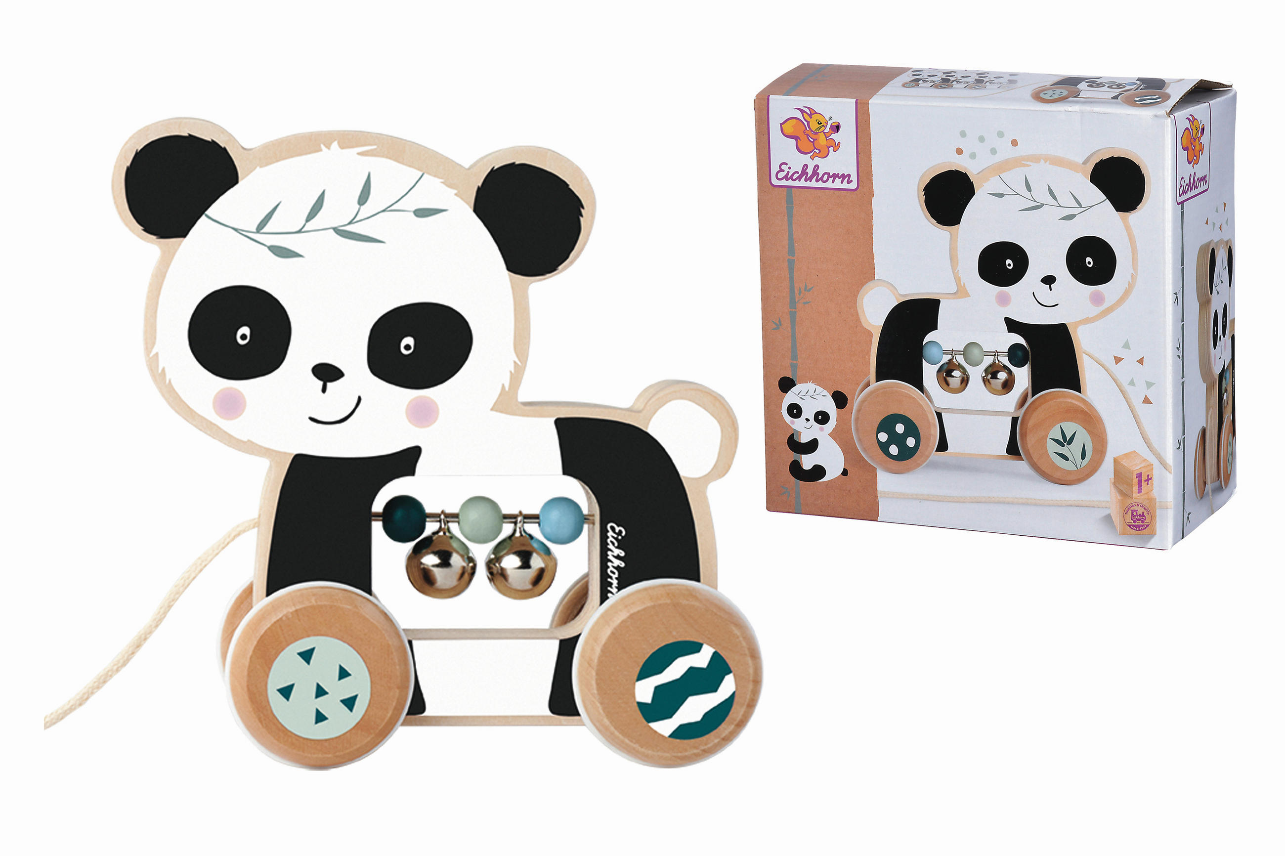 LERNSPIEL Panda  - Multicolor, Basics, Holz/Kunststoff (8/17/16,5cm) - Eichhorn