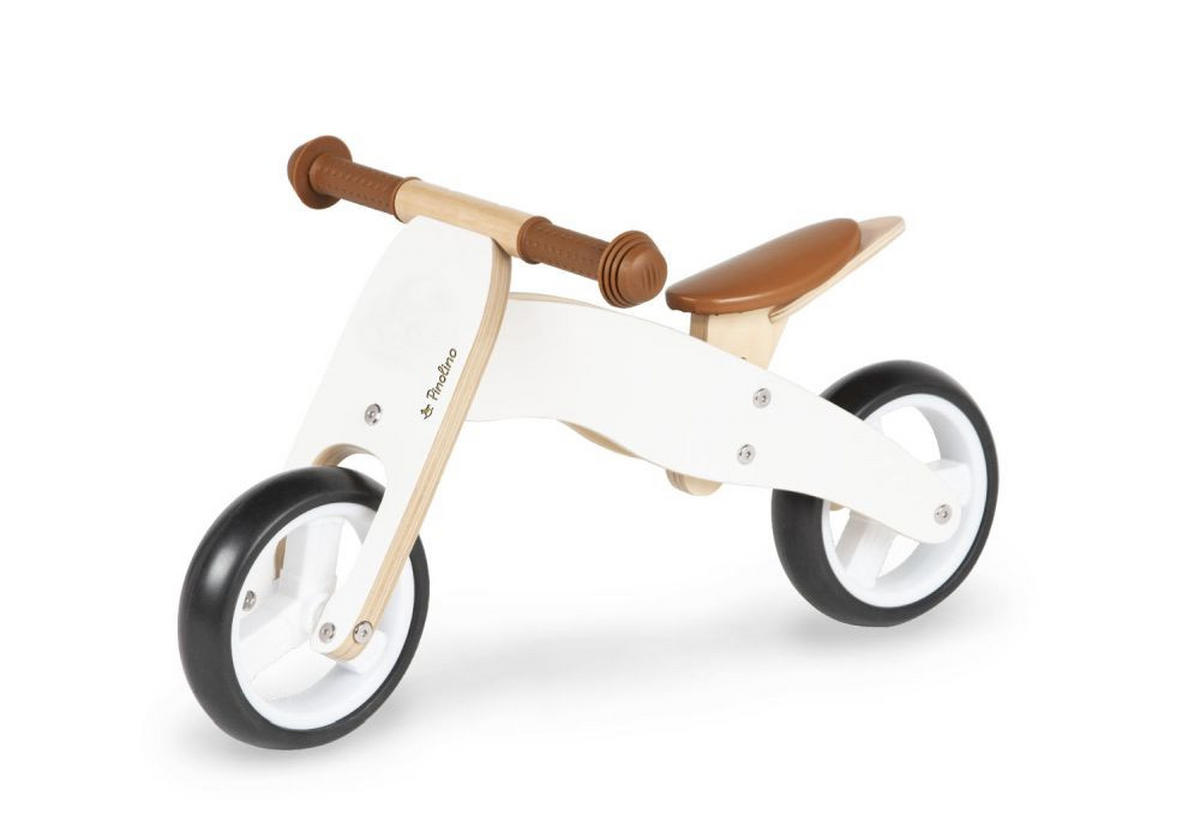 LAUFRAD Charlie  - Naturfarben/Weiß, Basics, Holz (66/41/37cm) - Pinolino