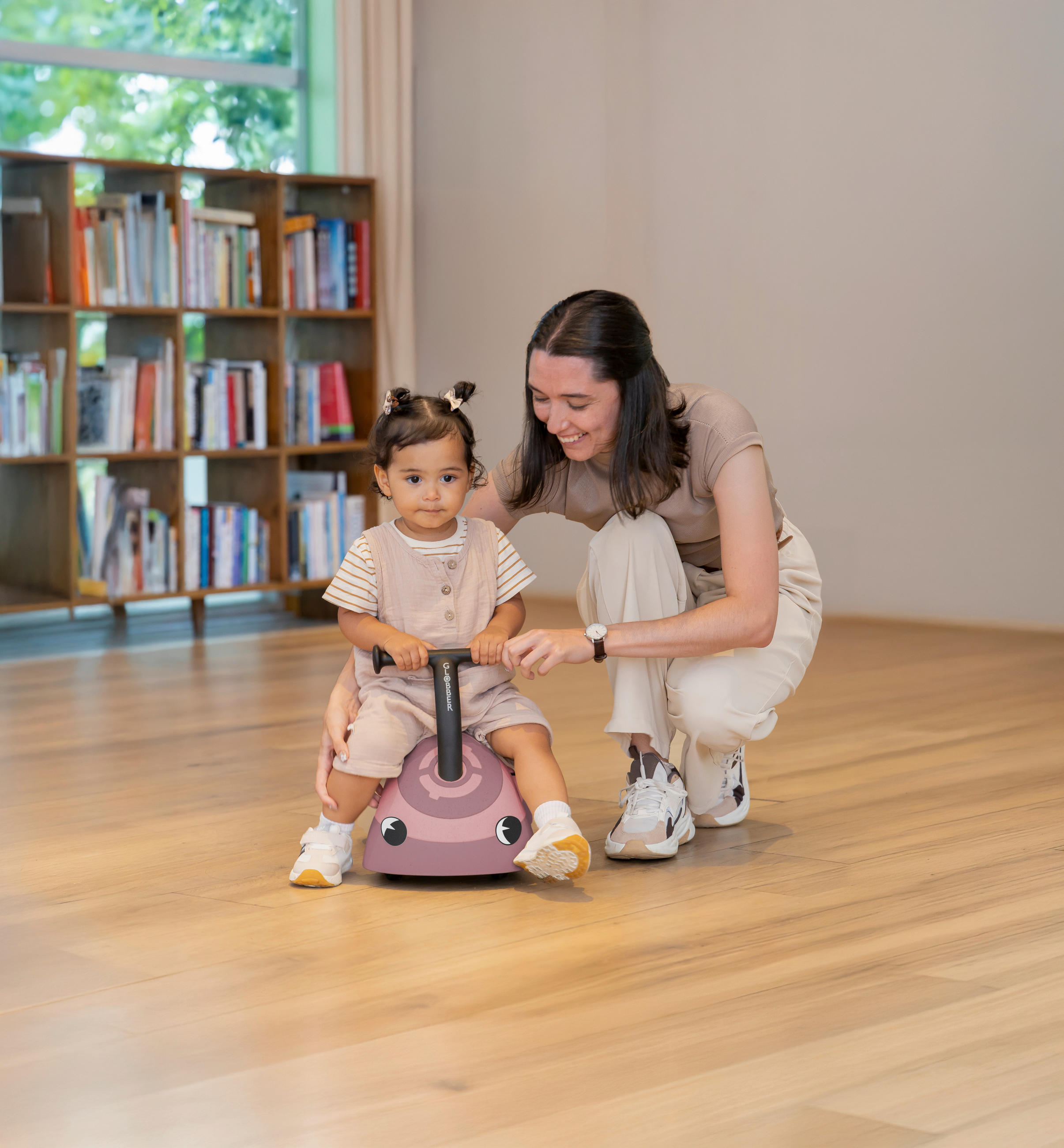 LAUFRAD WALK N' ROLL 2in1 ECO  - Beere, Basics, Kunststoff (48,5/27/42cm) - GLOBBER