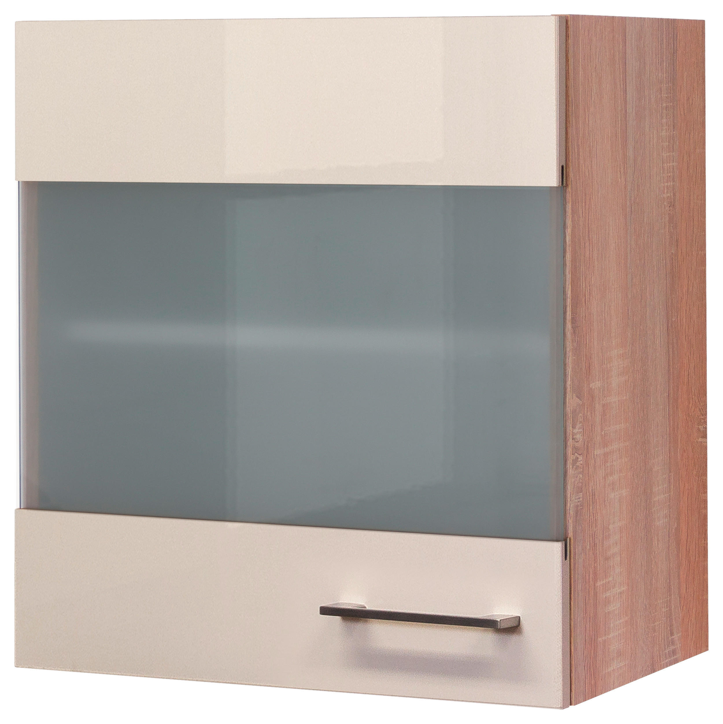 KÜCHENOBERSCHRANK 50/54,8/32 cm  in Sonoma Eiche, Kaschmir  - Kaschmir/Edelstahlfarben, MODERN, Holzwerkstoff/Metall (50/54,8/32cm) - FlexWell