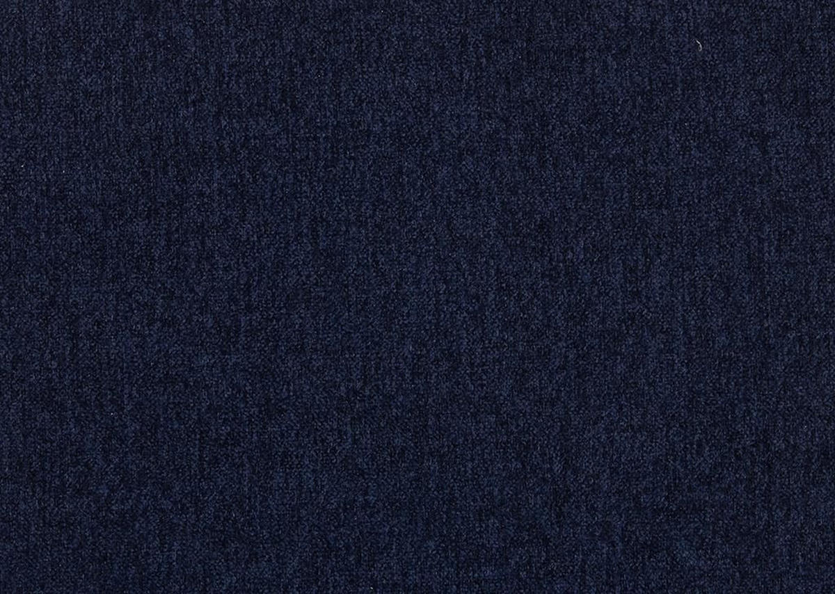 SCHLAFSOFA  mit Lederauswahl, Stoffauswahl, Schlafen auf Sitzhöhe, Hocker erhältlich, Rückenfutter Flachgewebe Blau  - Blau/Schwarz, KONVENTIONELL, Kunststoff/Textil (152/88/91cm) - Sedda