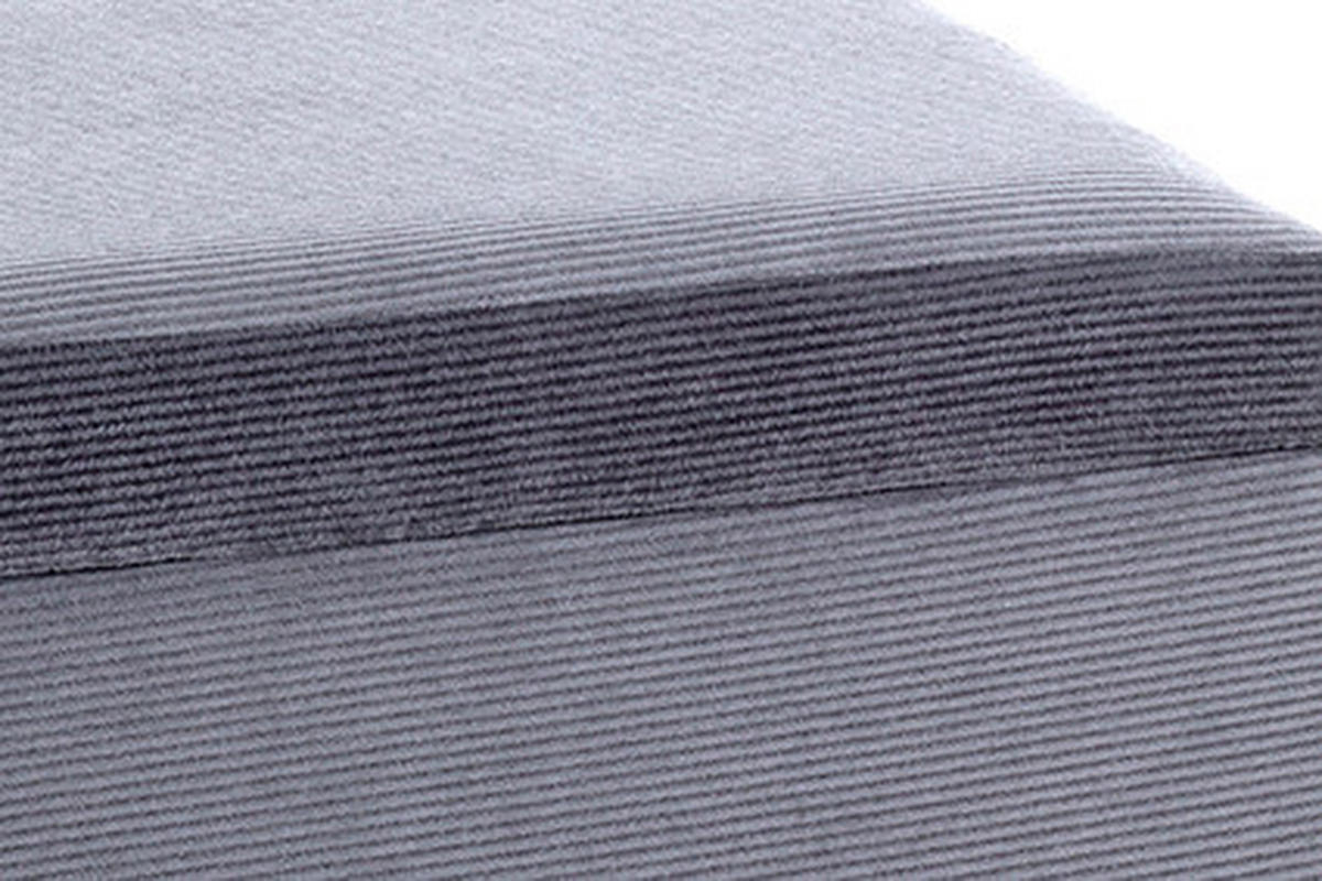 KLOP S SKRINJO   - črna/siva, Design, tekstil/leseni material (58/42/39cm) - MID.YOU