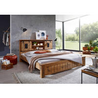 BETT - Naturfarben, KONVENTIONELL, Holz (180/200cm) - Livetastic