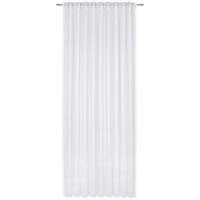 HOTOVÝ ZÁVĚS, průhledné, 140/245 cm - bílá, Basics, textil (140/245cm) - Boxxx