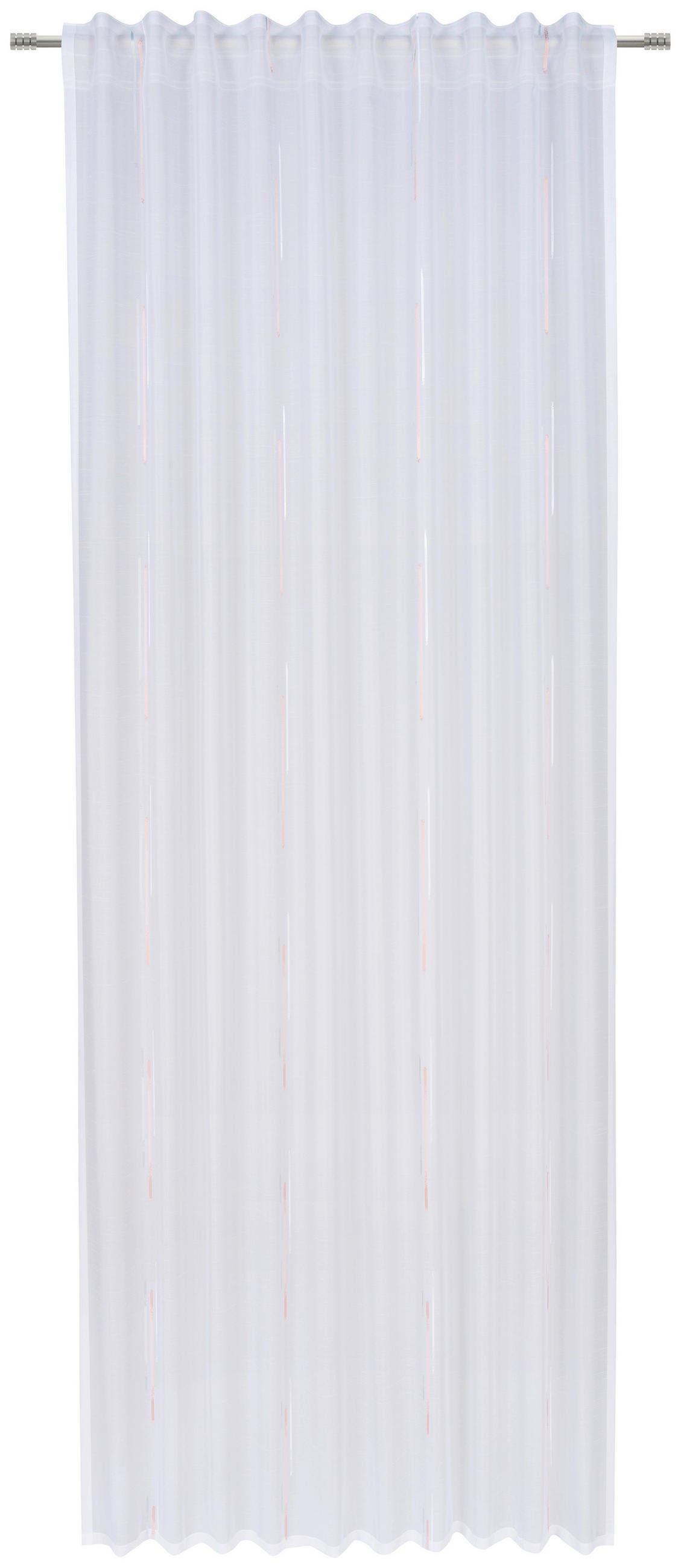 FERTIGVORHANG transparent  - Beige, Basics, Textil (135/245cm) - Esposa