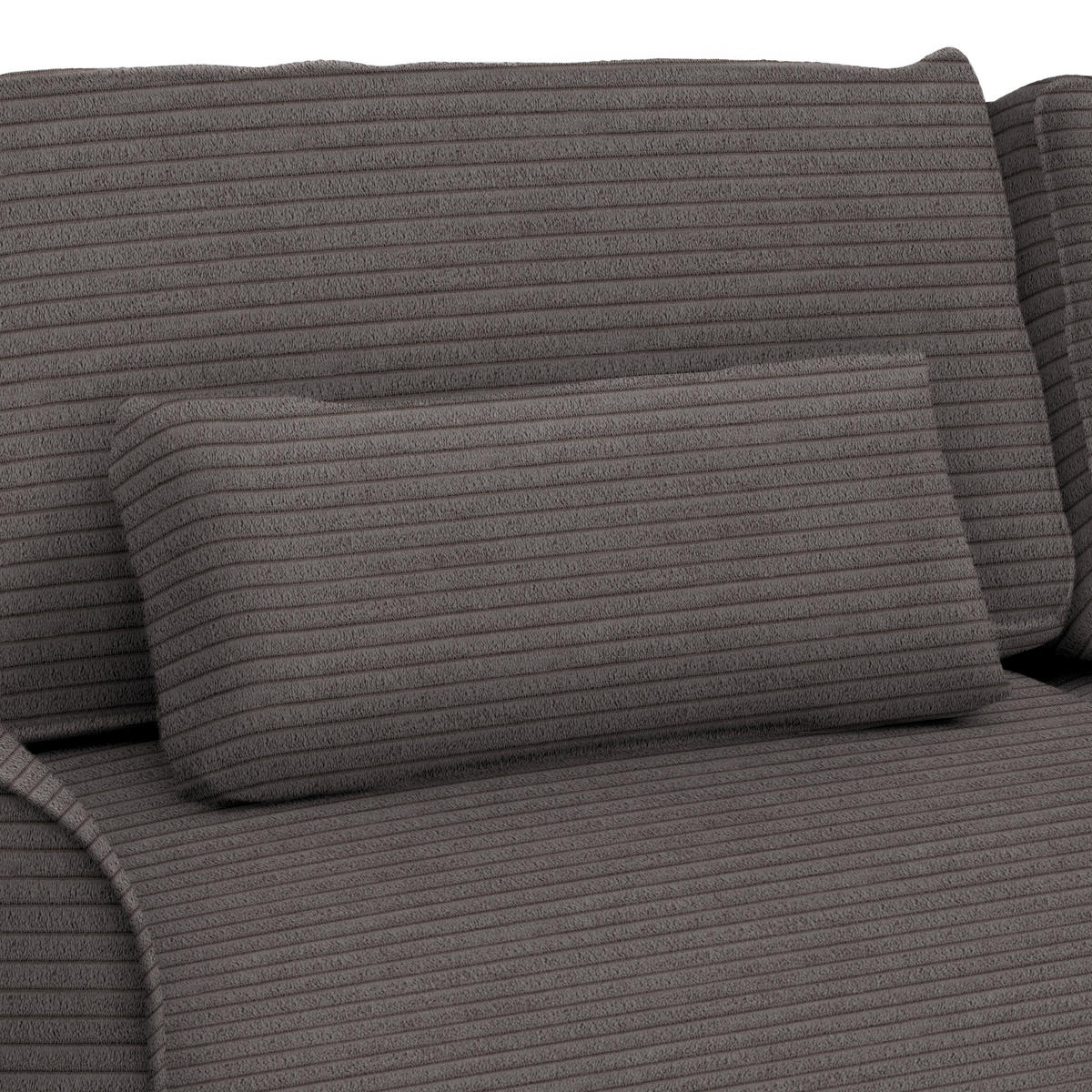 HÖRNSOFFA i mörkgrå  - mörkgrå, Modern, trämaterial/trä (255/185cm) - MID.YOU