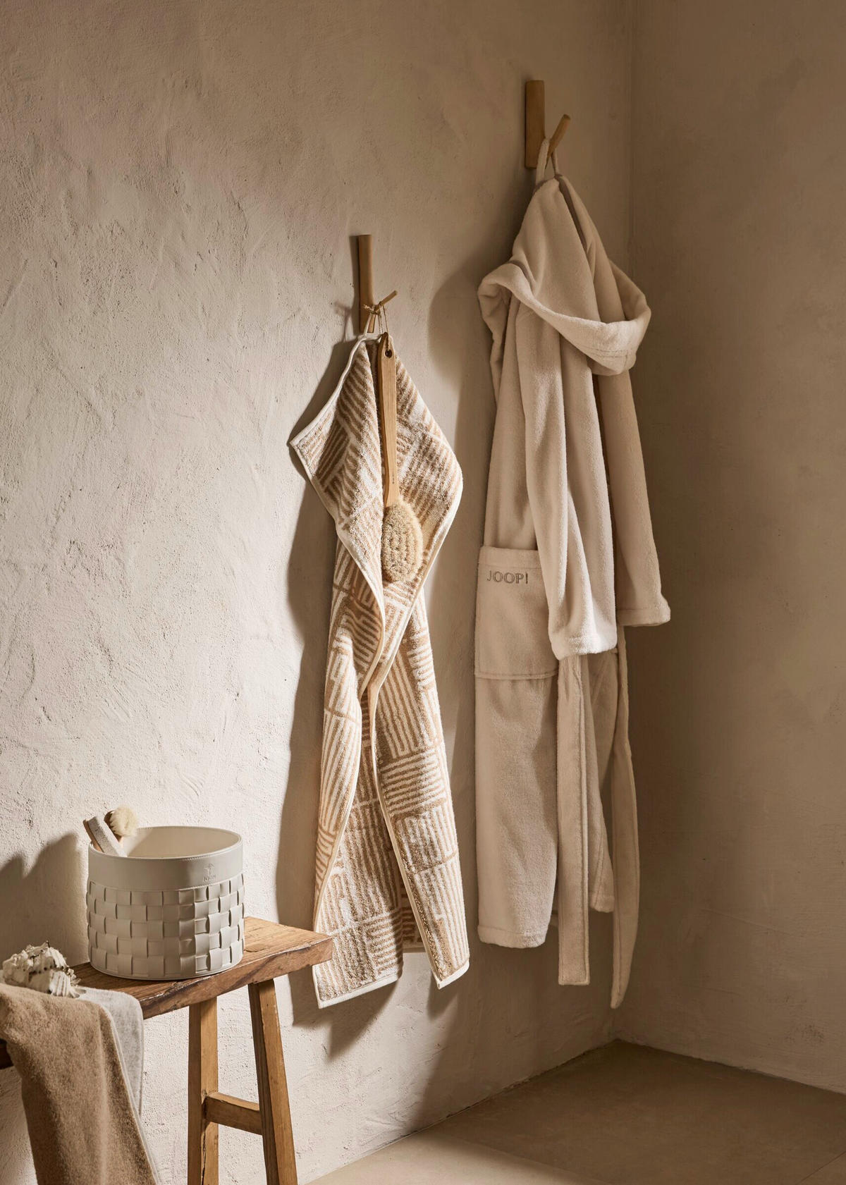 HANDTUCHSET JOOP! BARS Creme 2-teilig  - Creme, Basics, Textil (50/100cm) - Joop! Living
