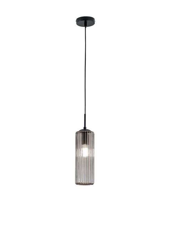 Luce ambiente Design Pendelleuchte Luce Ambiente e Design Schwarz, Dunkelgrau 202 cm