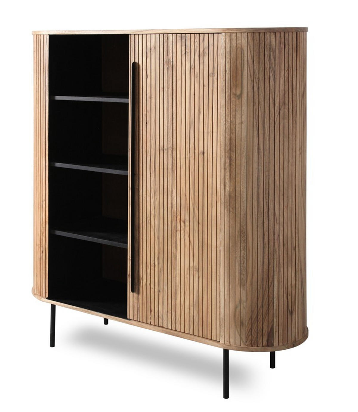 HIGHBOARD  in 118/135/40 cm  - Grau, KONVENTIONELL, Holz/Metall (118/135/40cm) - Livetastic