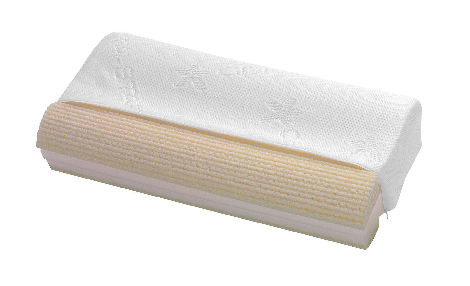 NACKENSTÜTZKISSEN   - Weiß, Basics, Textil (40/80/11cm) - Centa-Star