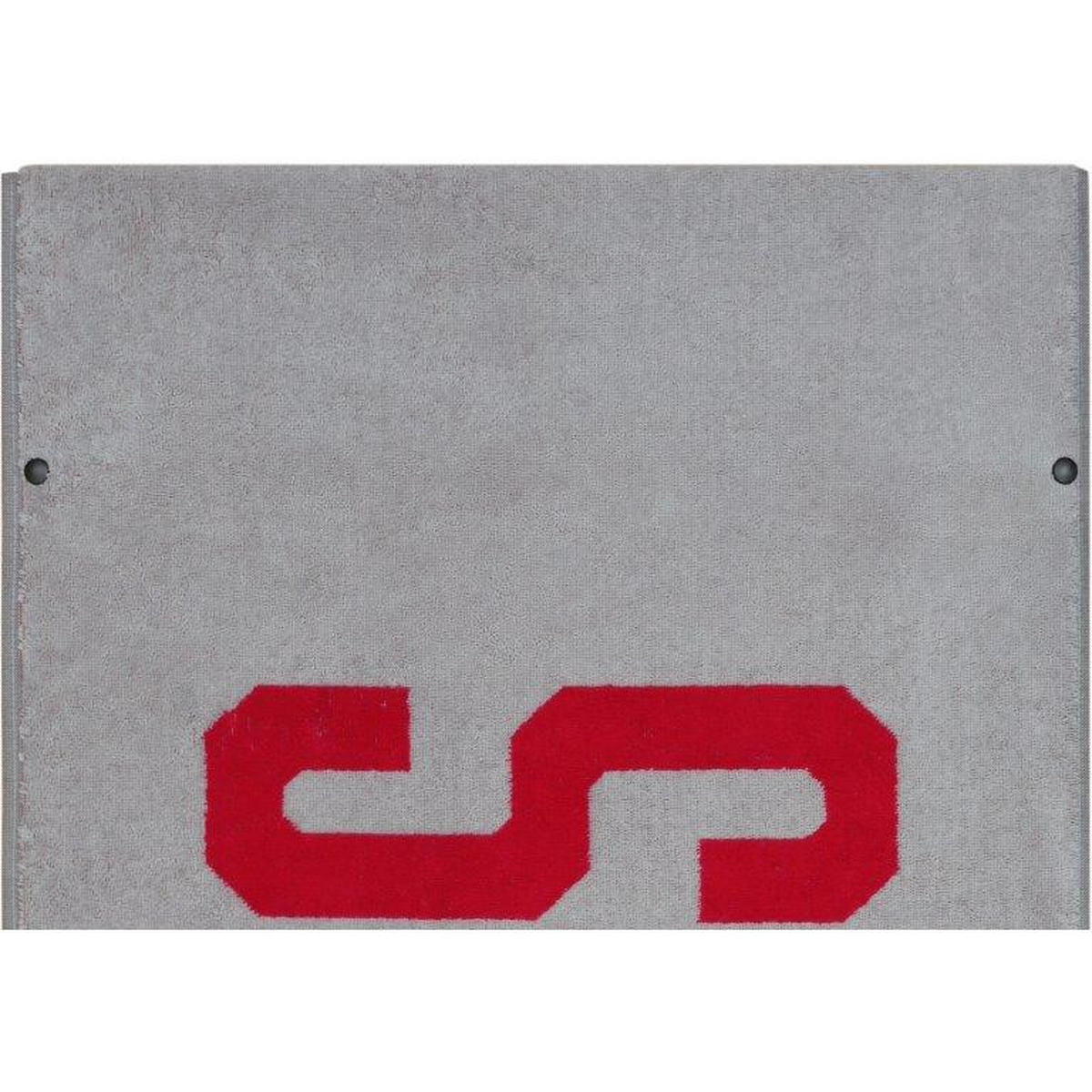 RUČNIK ZA TUŠIRANJE 130/50 cm  siva, crvena   Fitnesstuch  - siva/crvena, Konvencionalno, tekstil (130/50cm) - Cawoe