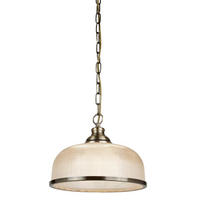 HÄNGELEUCHTE Bistro II 27/120/27 cm  - Messingfarben, KONVENTIONELL, Glas/Metall (27/120/27cm)
