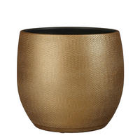 KVETNÍK keramika, 26.5/27 cm - zlatá, Basics, keramika (26.5/27cm)