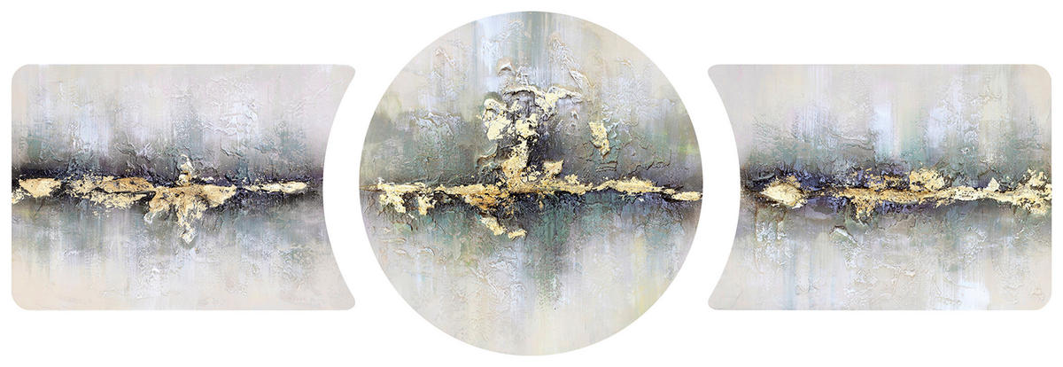 ÖLGEMÄLDE Abstraktes  - Multicolor, Design, Holzwerkstoff - Monee