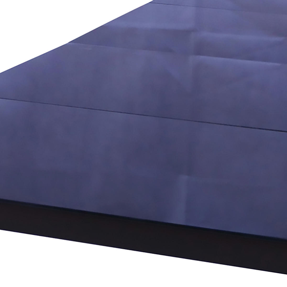 GARTENTISCH Metall, Glas Schwarz rechteckig  - Schwarz, Basics, Glas/Metall (190/80/73cm) - MID.YOU