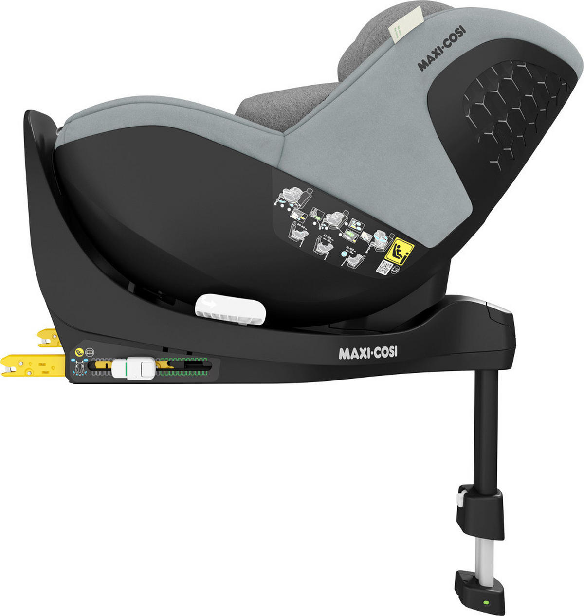 KINDERAUTOSITZ Mica Pro Eco Authentic Grey   - Basics, Kunststoff/Textil (44,2/64,8/68,3cm) - Maxi-Cosi