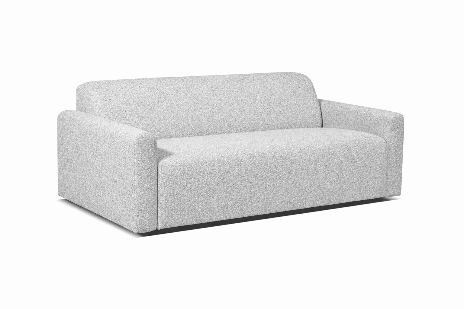 2-SITZER-SOFA Hector Hellgrau  - Hellgrau/Schwarz, Design, Textil (203/71/92cm) - Livetastic