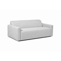 2-SITZER-SOFA Hector Hellgrau  - Hellgrau/Schwarz, Design, Textil (203/71/92cm) - Livetastic