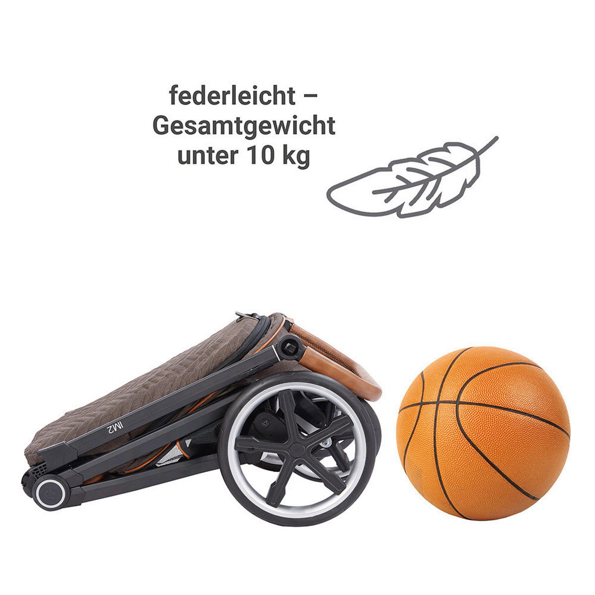 KINDERWAGENSET Fusion Panorama Lyx Set inkl. Wickeltasche  - Schwarz/Mokka, Basics, Metall (57/129/100cm) - Gesslein