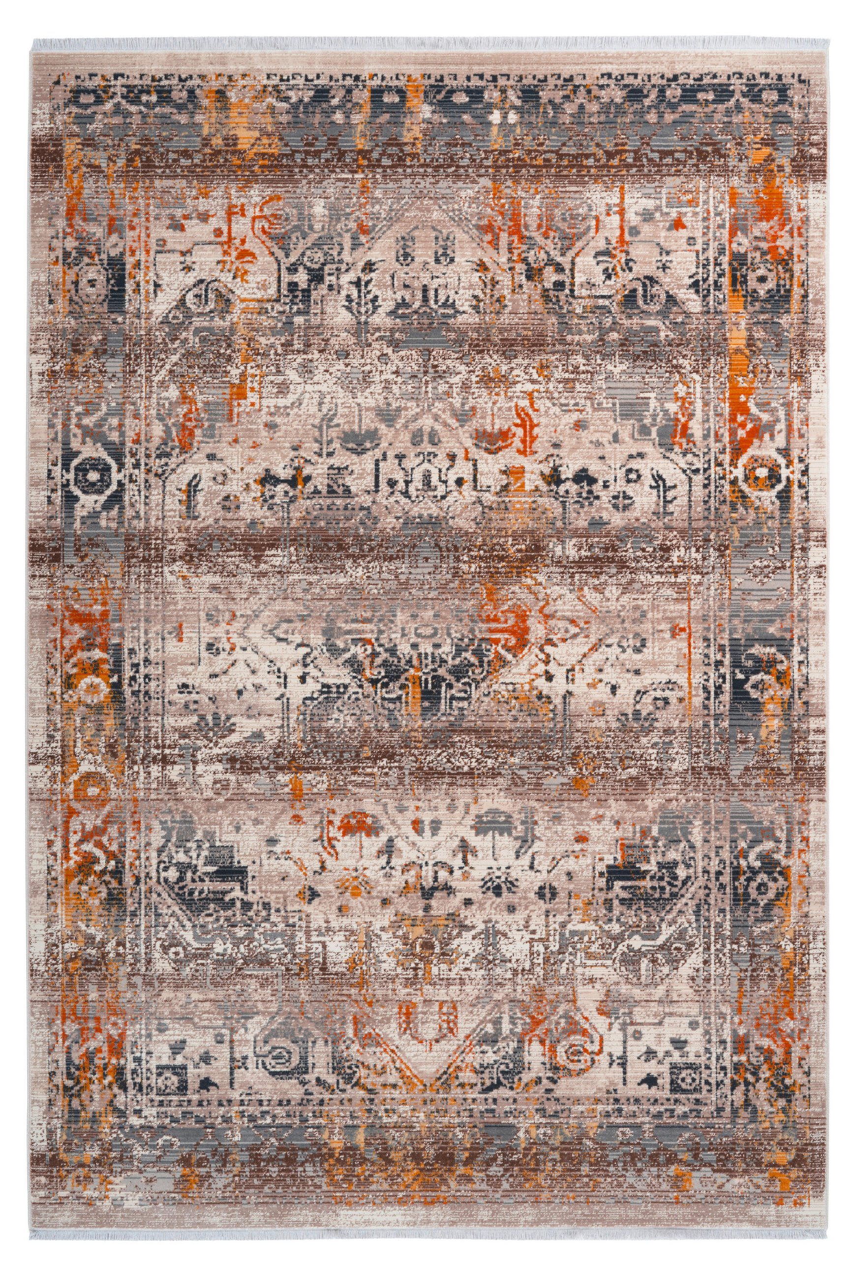 WEBTEPPICH 80/150 cm My Inca Taupe  - Taupe, Design, Textil (80/150cm) - Obsession