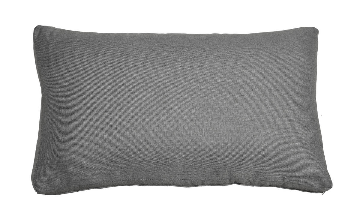DOPPELLIEGE 170/62/175 cm  - Dunkelgrau/Grau, Basics, Kunststoff/Textil (170/62/175cm) - Gardenson