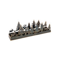 KERZENHALTER - Schlammfarben, LIFESTYLE, Metall (36/12/7,2cm)