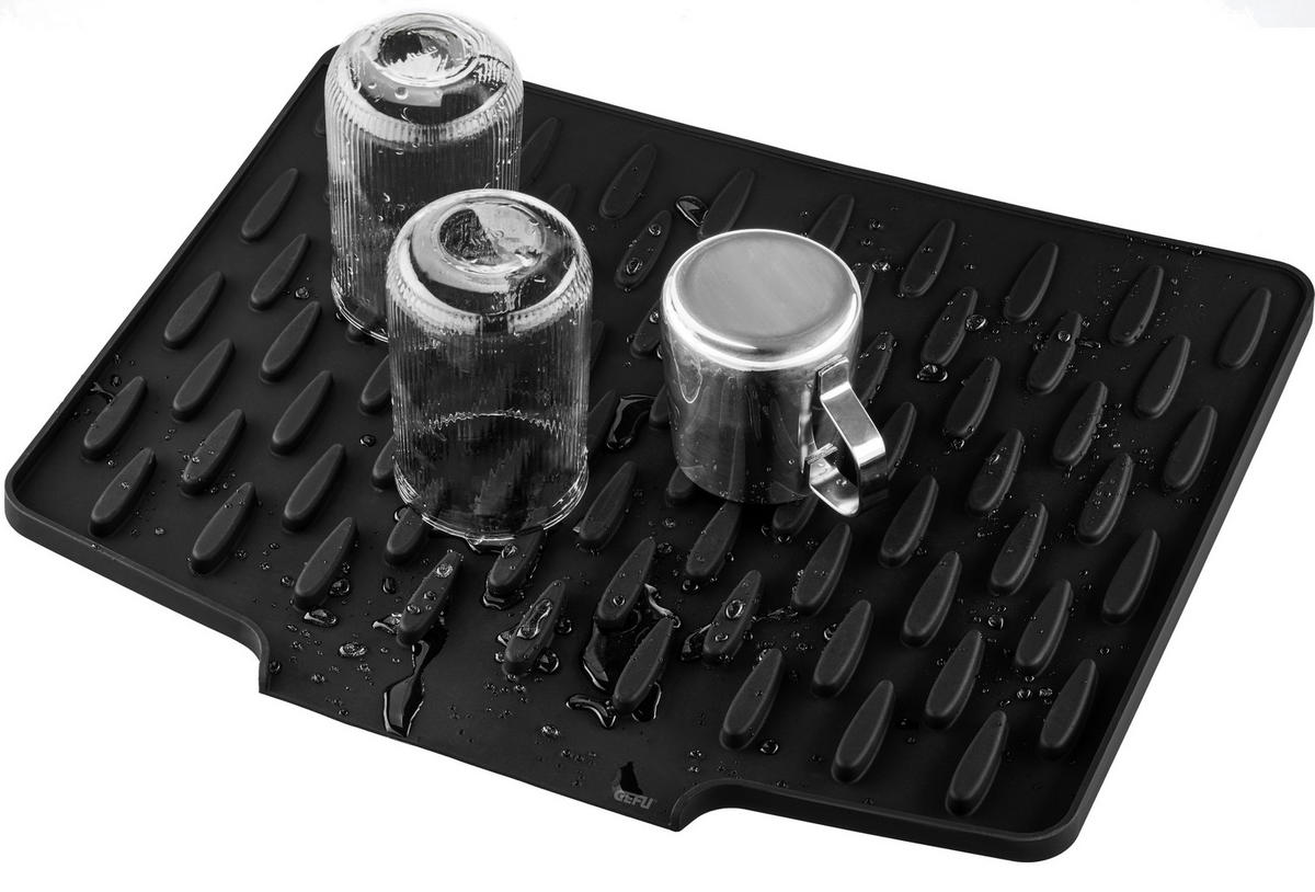PODPODLOGA ZA SUDOPER  - crna, Osnovno, plastika (40/33/1,5cm) - Gefu