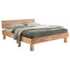 BETT 90/200 cm  in Kernbuche  - Buchefarben/Kernbuche, Natur, Holz (90/200cm) - Hasena