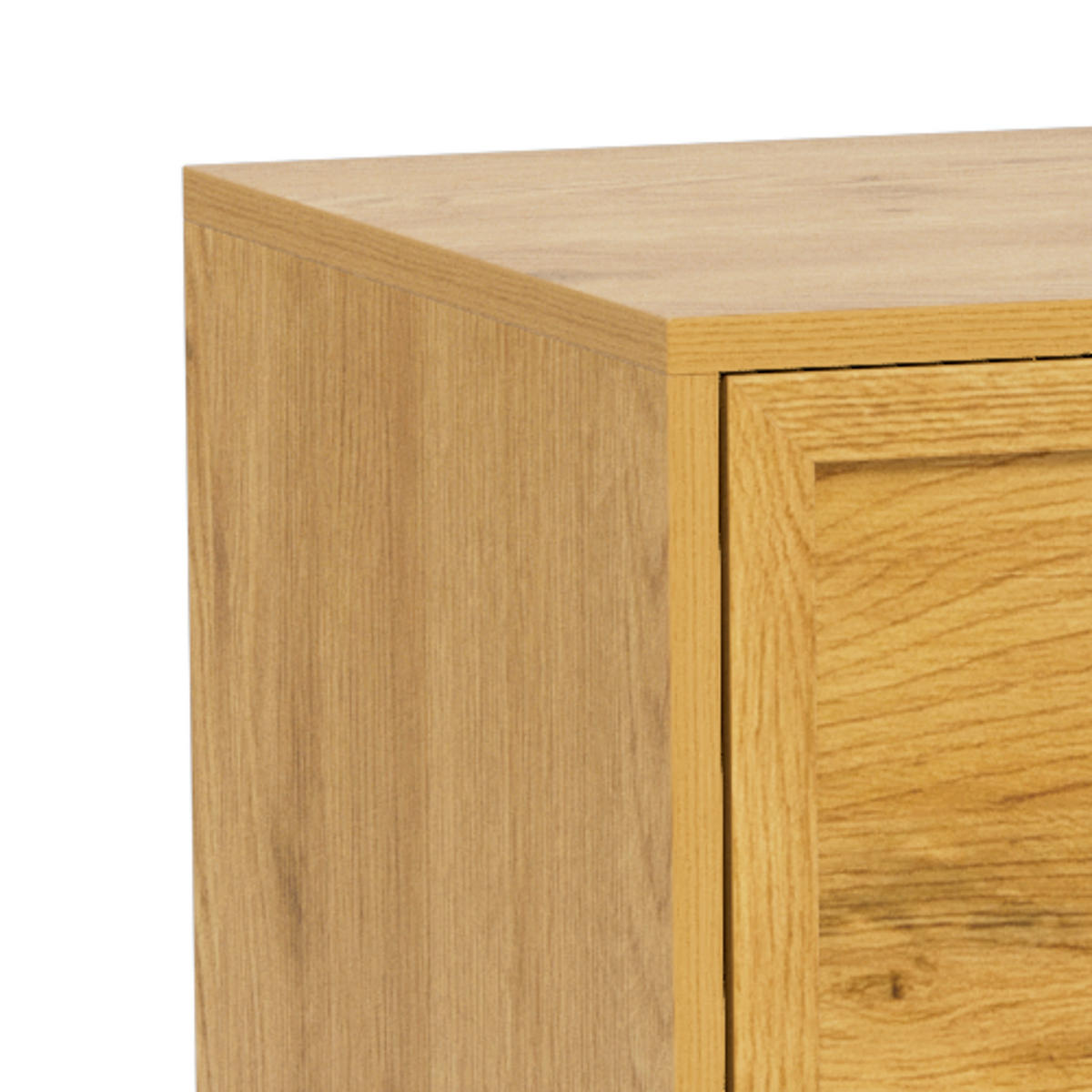 KOMMODE PALMDALE, 80/110/40 cm, 3 Schublade(n)  - Wildeiche/Schwarz, Design, Holzwerkstoff/Metall (80/110/40cm) - MID.YOU