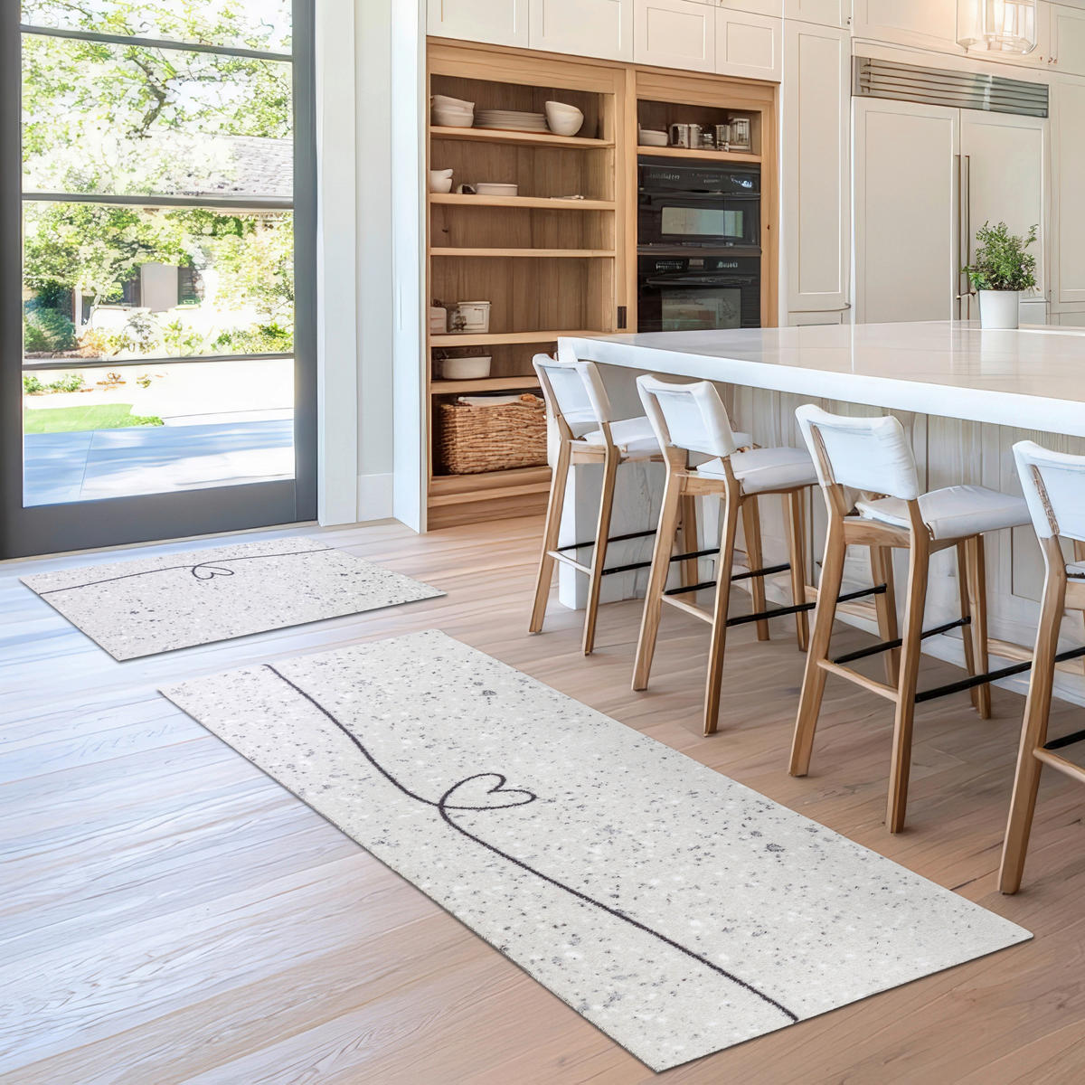 FUßMATTE  50/150 cm  Hellgrau  - Hellgrau, Basics, Kunststoff/Textil (50/150cm) - Astra