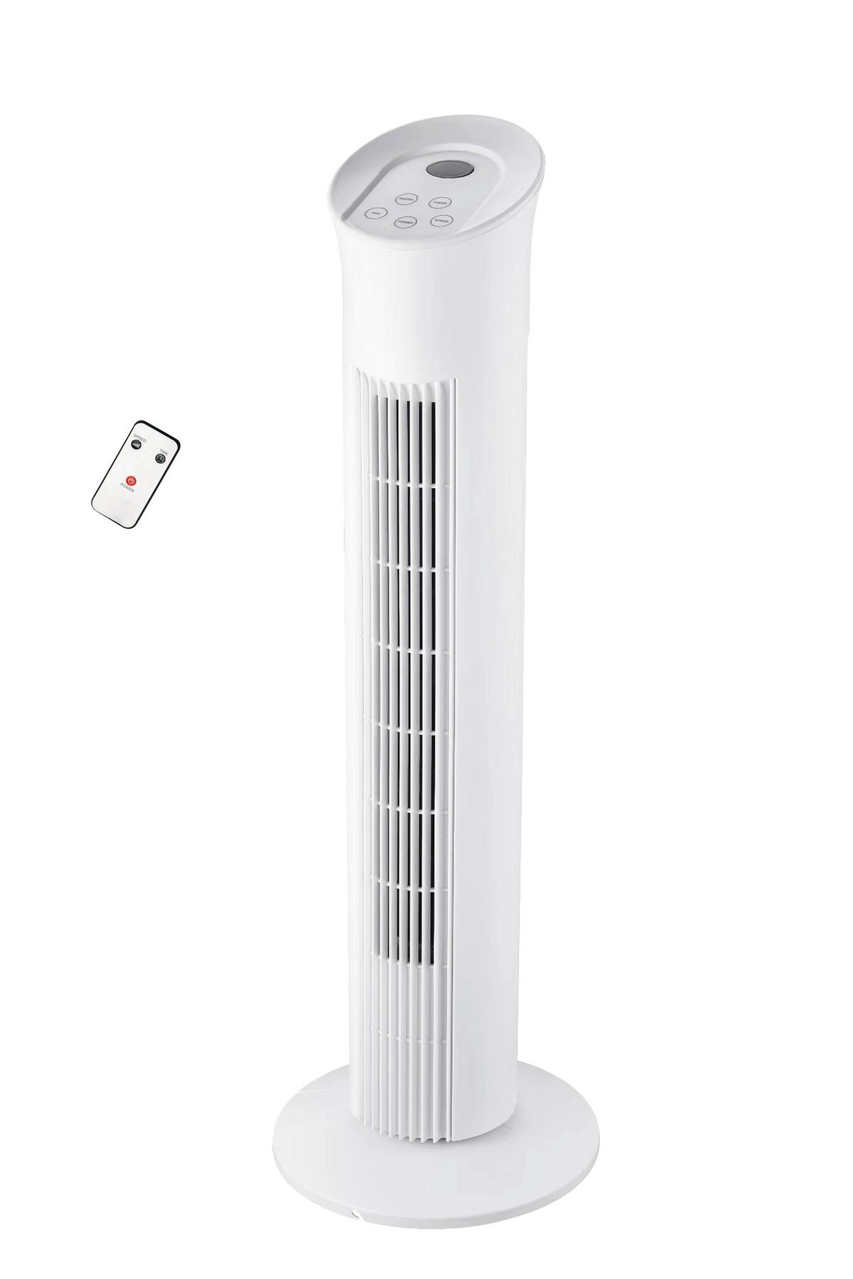 VENTILATOR STUPNI  bijela     - bijela, Basics, plastika (26/81cm) - Mican