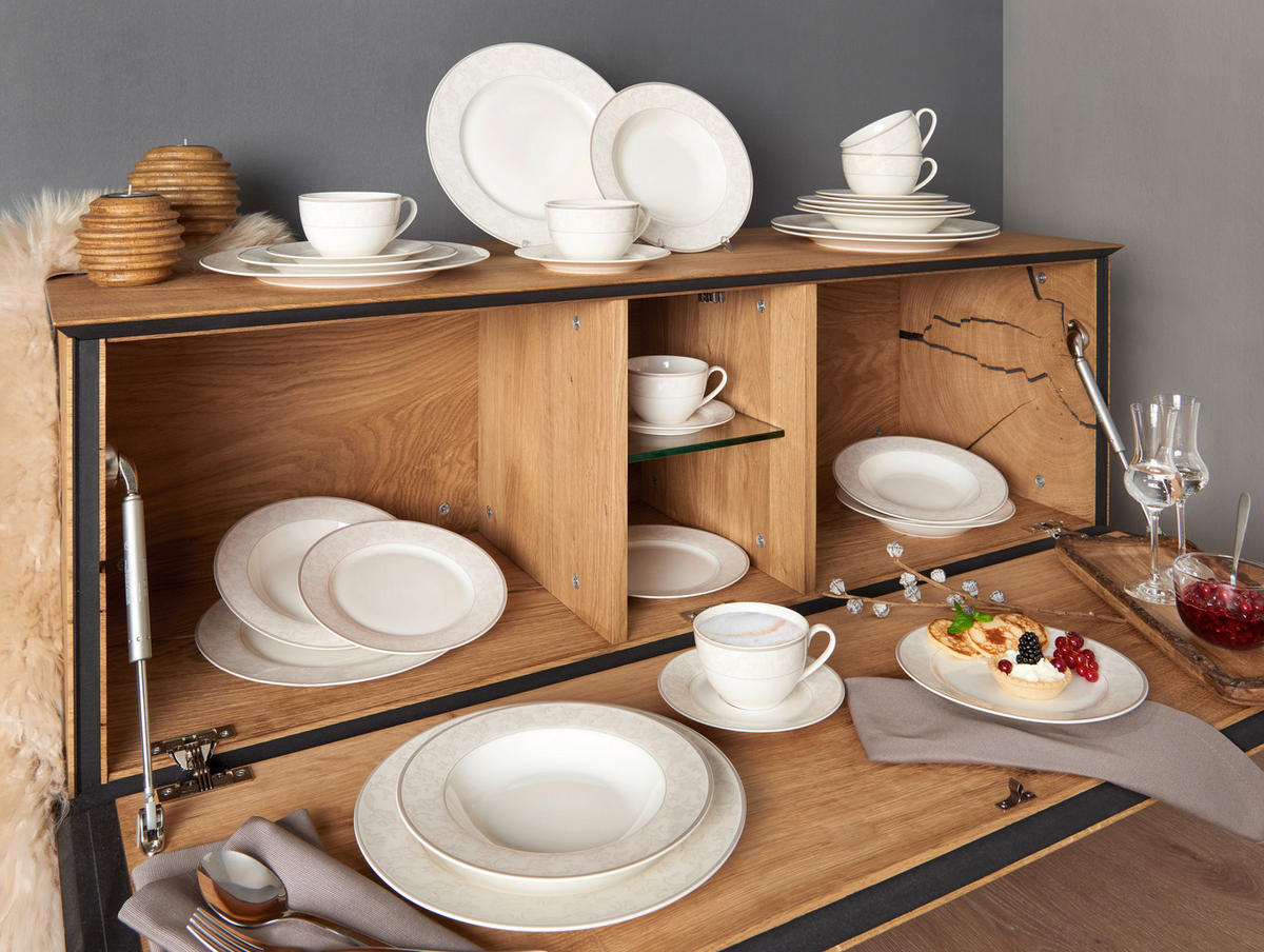 Serviciu De Masă Complet 30 piese  - alb/bej, Design, ceramică - Ritzenhoff Breker