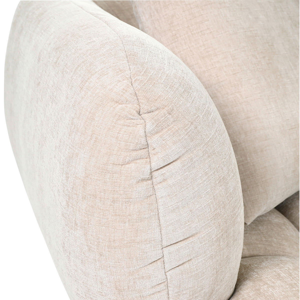 HÖRNSOFFA i flatväv beige  - beige/svart, Klassisk, textil/plast (262/156cm) - Carryhome