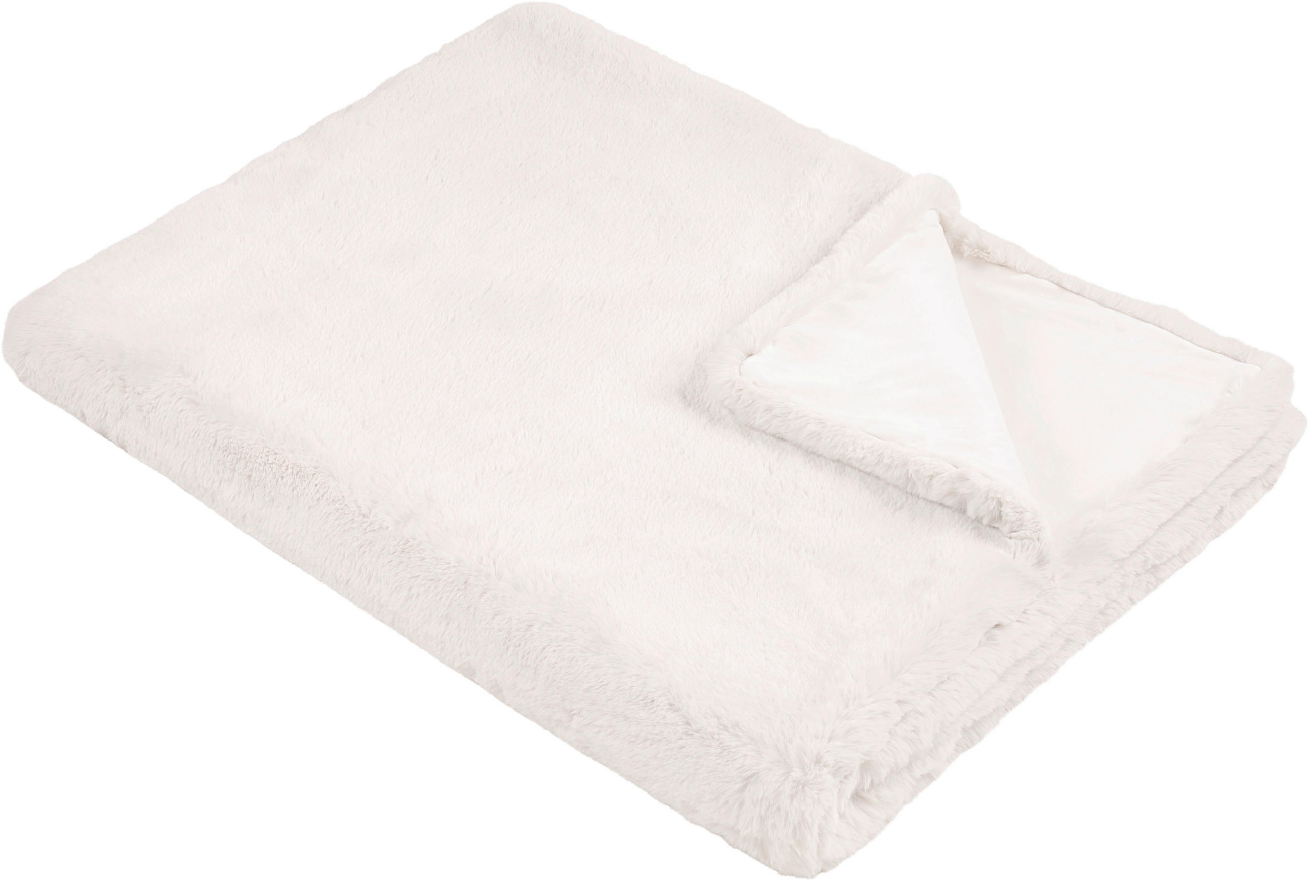 FELLDECKE 150/200 cm  - Weiß, Basics, Textil (150/200cm) - Dieter Knoll