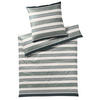 BETTWÄSCHE Covered Comfort Makosatin 200/200 cm  - Grau/Grün, Basics, Textil (200/200cm) - Yes for bed