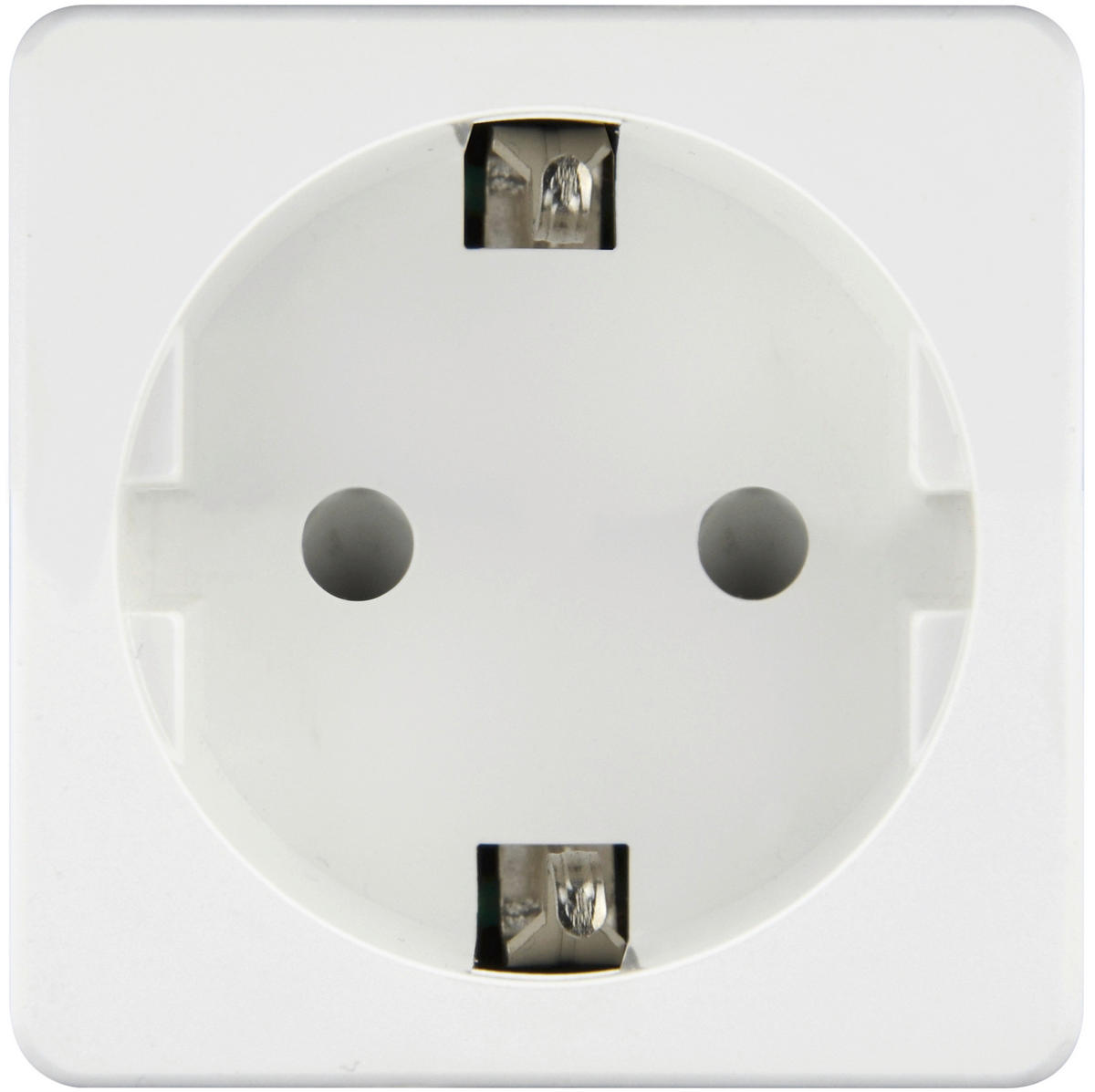 ADAPTERSTECKER - Weiß, Basics, Kunststoff (5,2/5,2/4,9cm)