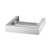 TOILETTENPAPIERHALTER - Edelstahlfarben, Basics, Metall (1,5/4,8/4,7cm) - Zack