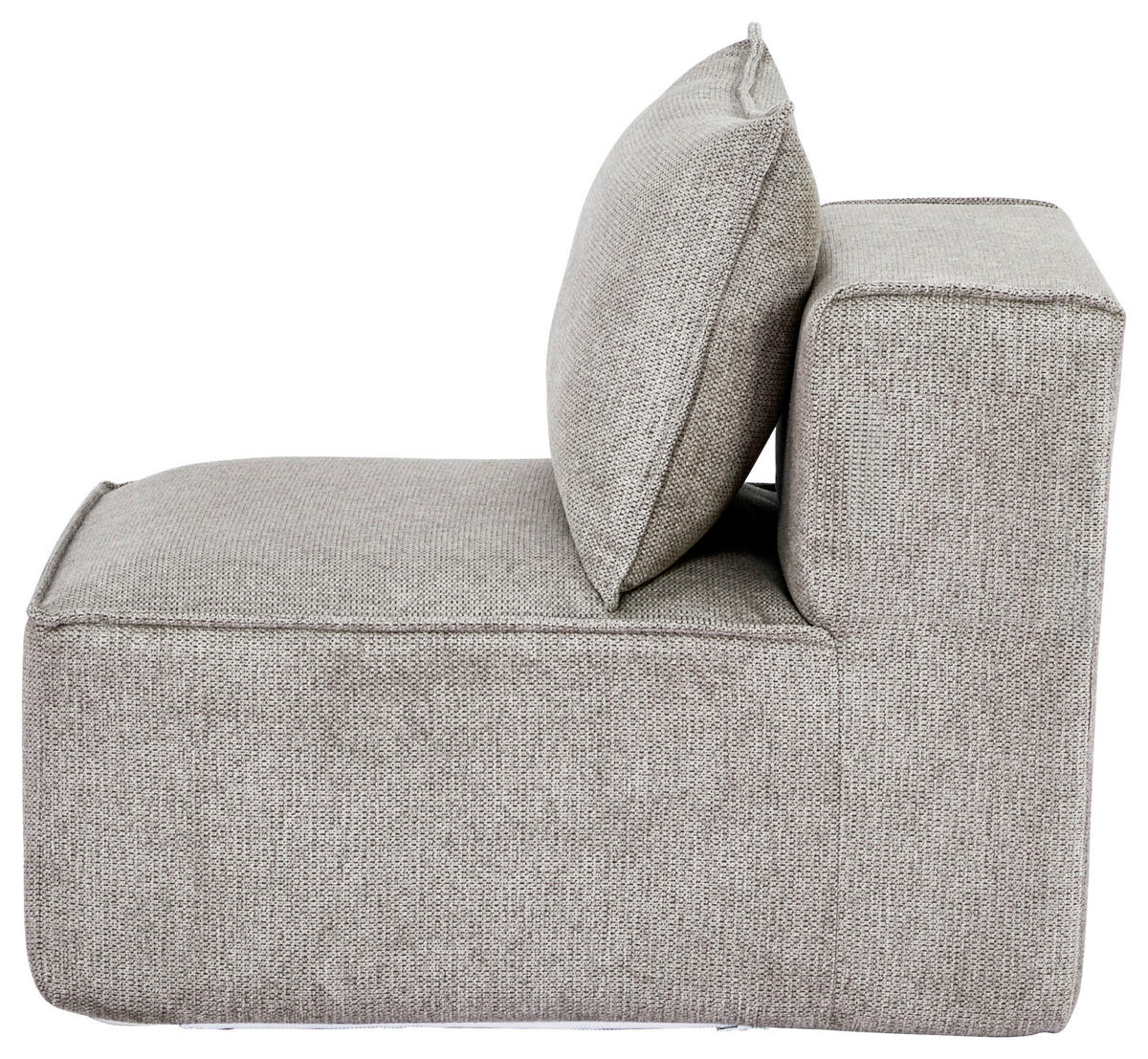 SOFAELEMENT in Webstoff Naturfarben  - Naturfarben, Design, Kunststoff/Textil (71/80/90cm) - Carryhome