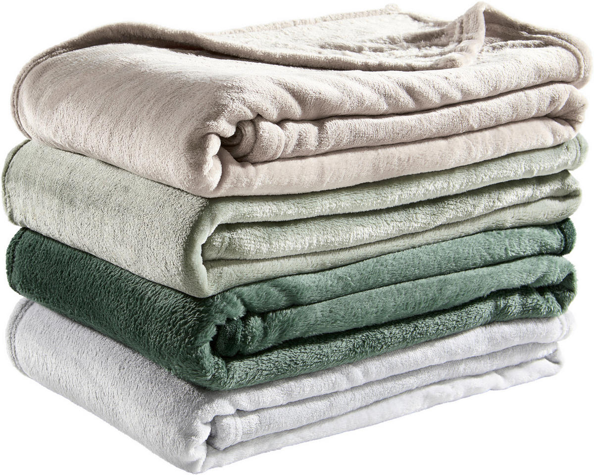 DOMÁCÍ DEKA, polyester, 140/190 cm - barvy stříbra, Konvenční, textil (140/190cm) - Novel