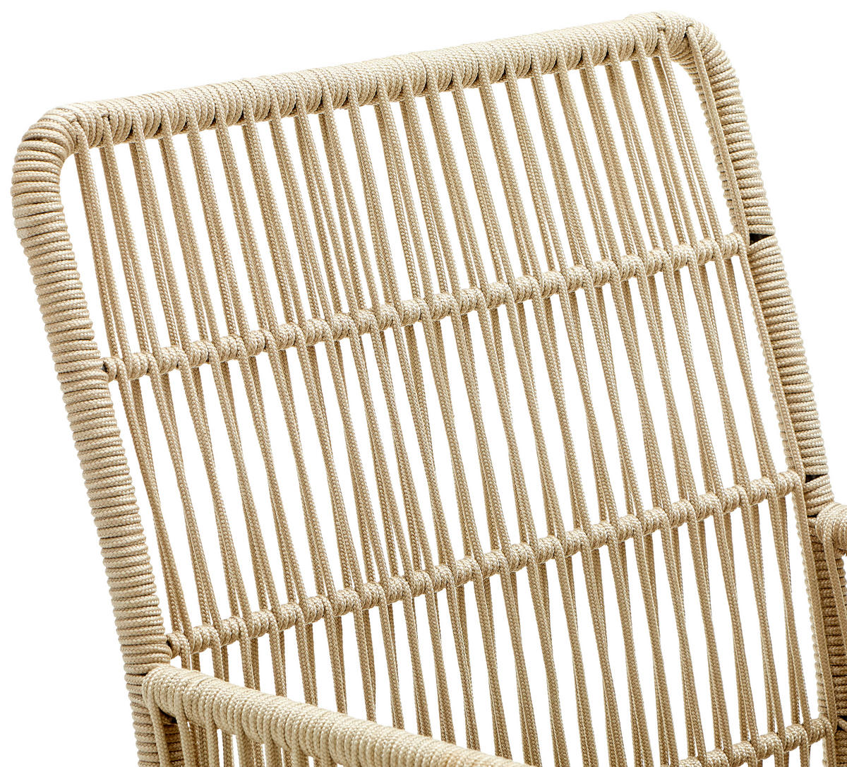 SCAUN DE GRĂDINĂ in lemn, plastic, textil gri deschis, maro deschis, culoare lemn tec  - gri deschis/maro deschis, Modern, plastic/lemn (58/92/67cm) - Ambia Garden