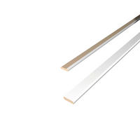 Decowall Abdeckleiste weiß  - Weiß, Basics, Naturmaterialien (240/0.6/2.5cm) - Egger Holzwerkstoffe