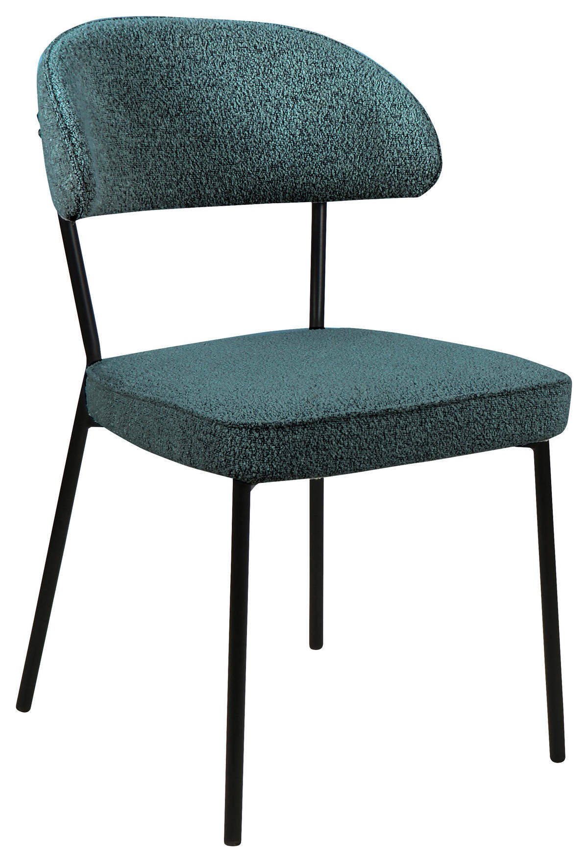STOLICA  zelena  drvo, metal, tekstil      - zelena/crna, Design, drvo/metal (46/83,5/58cm) - Hom`in